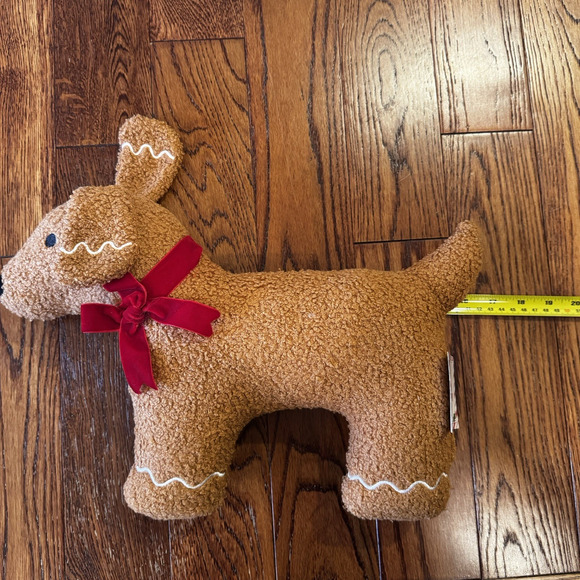 NEW 2 Target Bullseye Gingerbread Dog Pillow Christmas Cottage Core Holiday 2025 - Picture 11 of 16